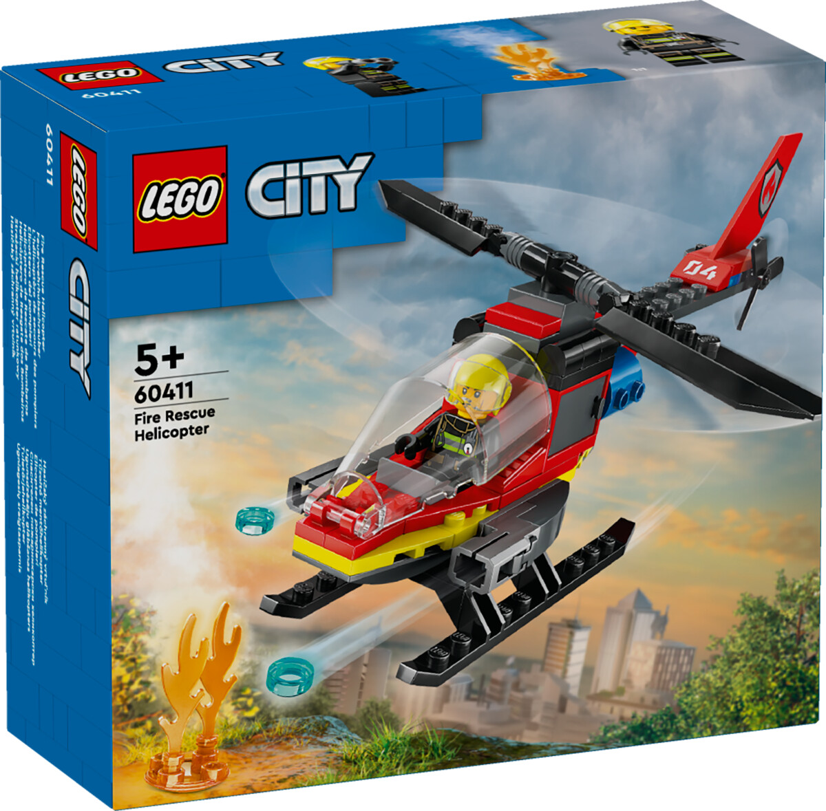 Lego City - Brandslukningshelikopter - 60411