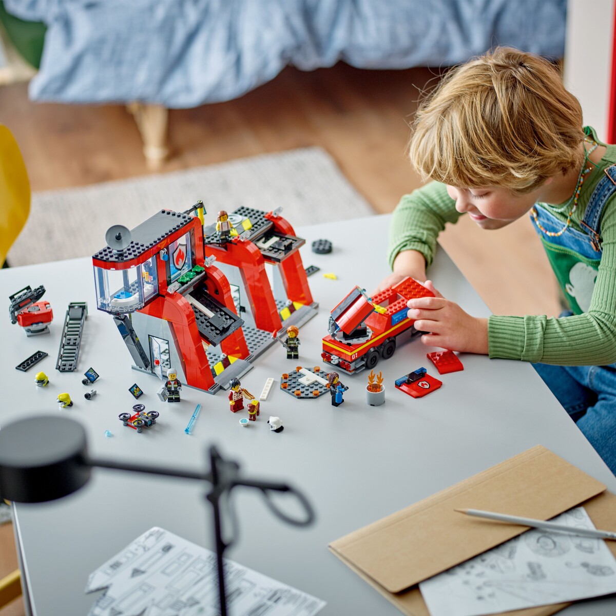Lego City - Brandstation Med Brandbil - 60414