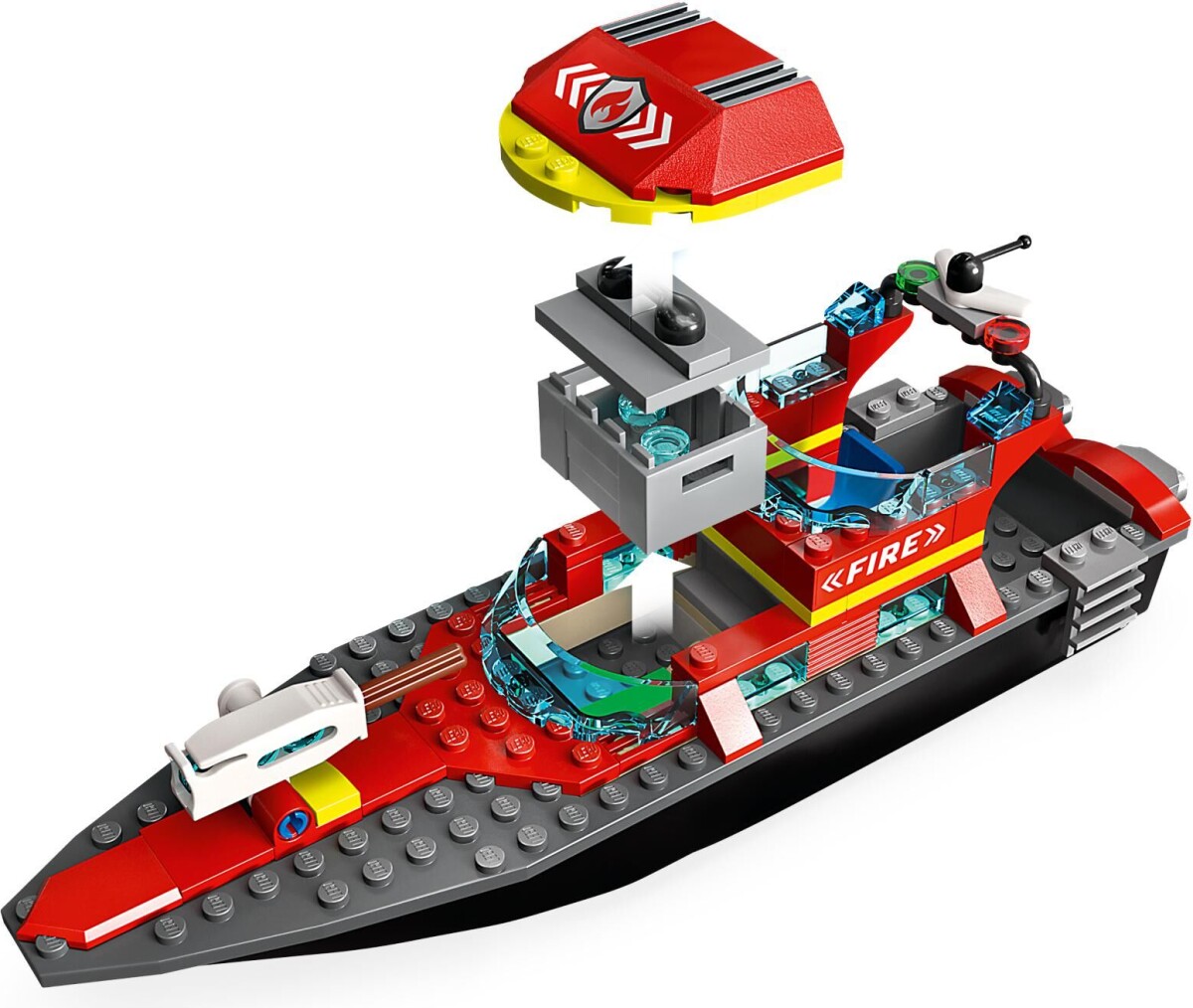 Lego City - Brandvæsnets Redningsbåd - 60373
