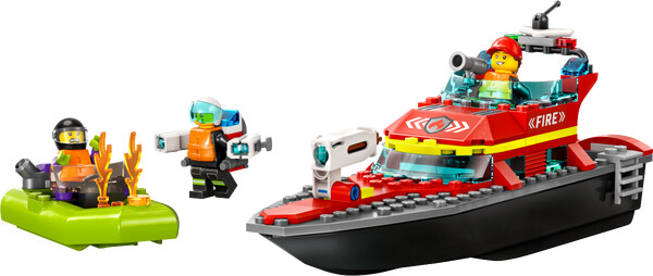 Lego City - Brandvæsnets Redningsbåd - 60373