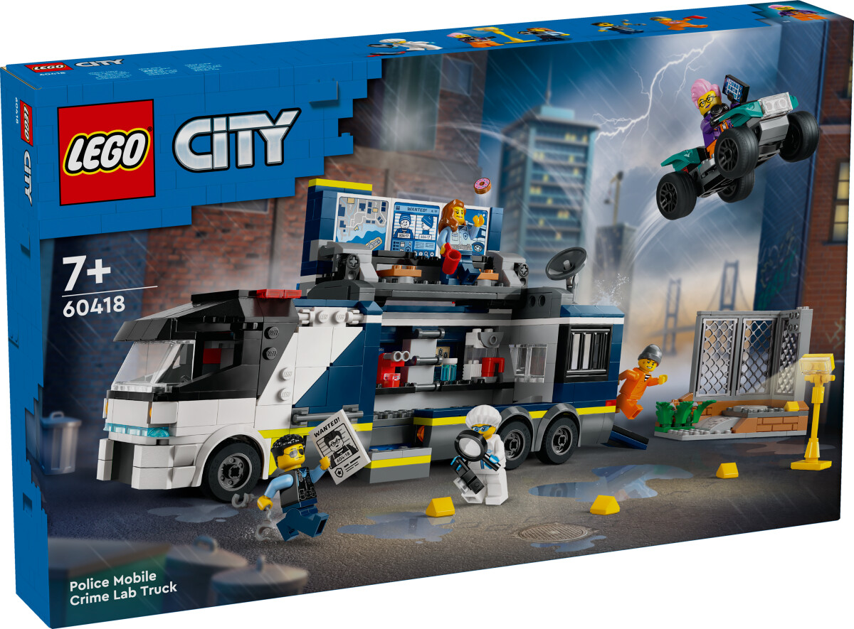 Lego City - Politiets Mobile Kriminal Laboratorium - 60418