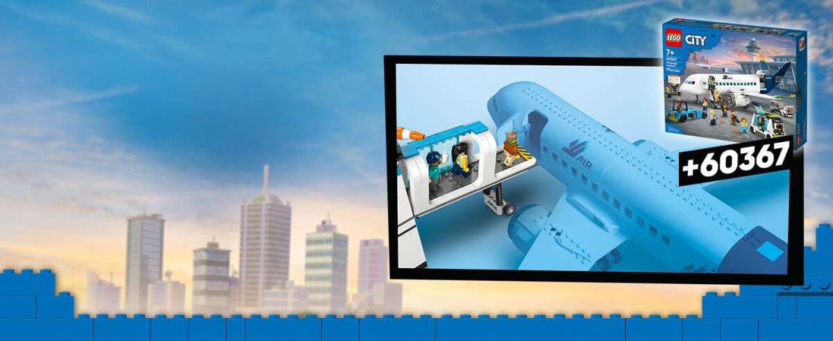 Lego 60502 - Lufthavn Med Fly - City