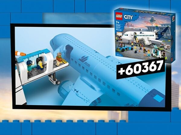 Lego 60502 - Lufthavn Med Fly - City