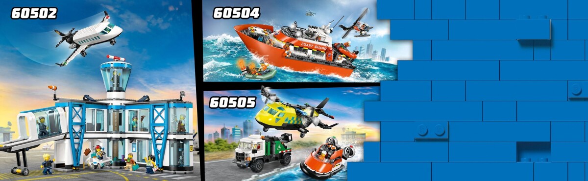 Lego 60503 - Coast Guard Helicopter - City