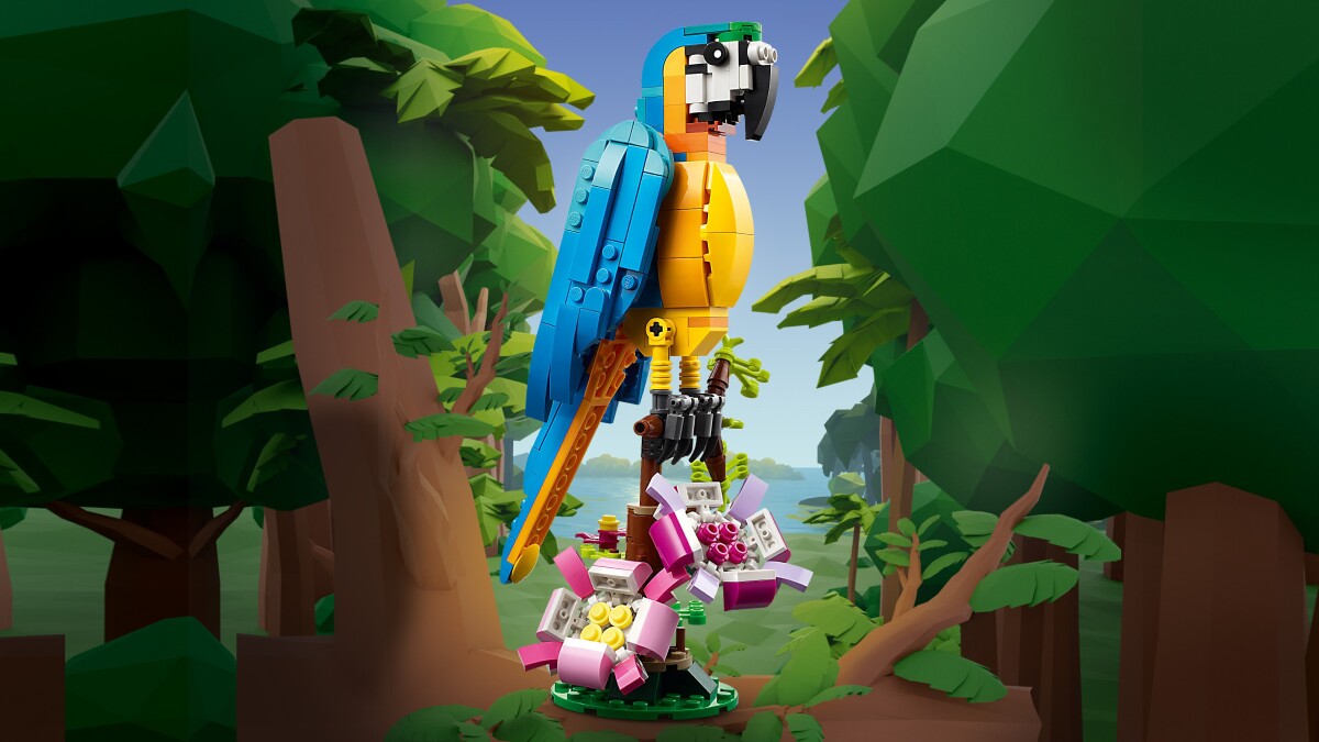 Lego Creator 3-In-1 - Eksotisk Papegøje - 31136