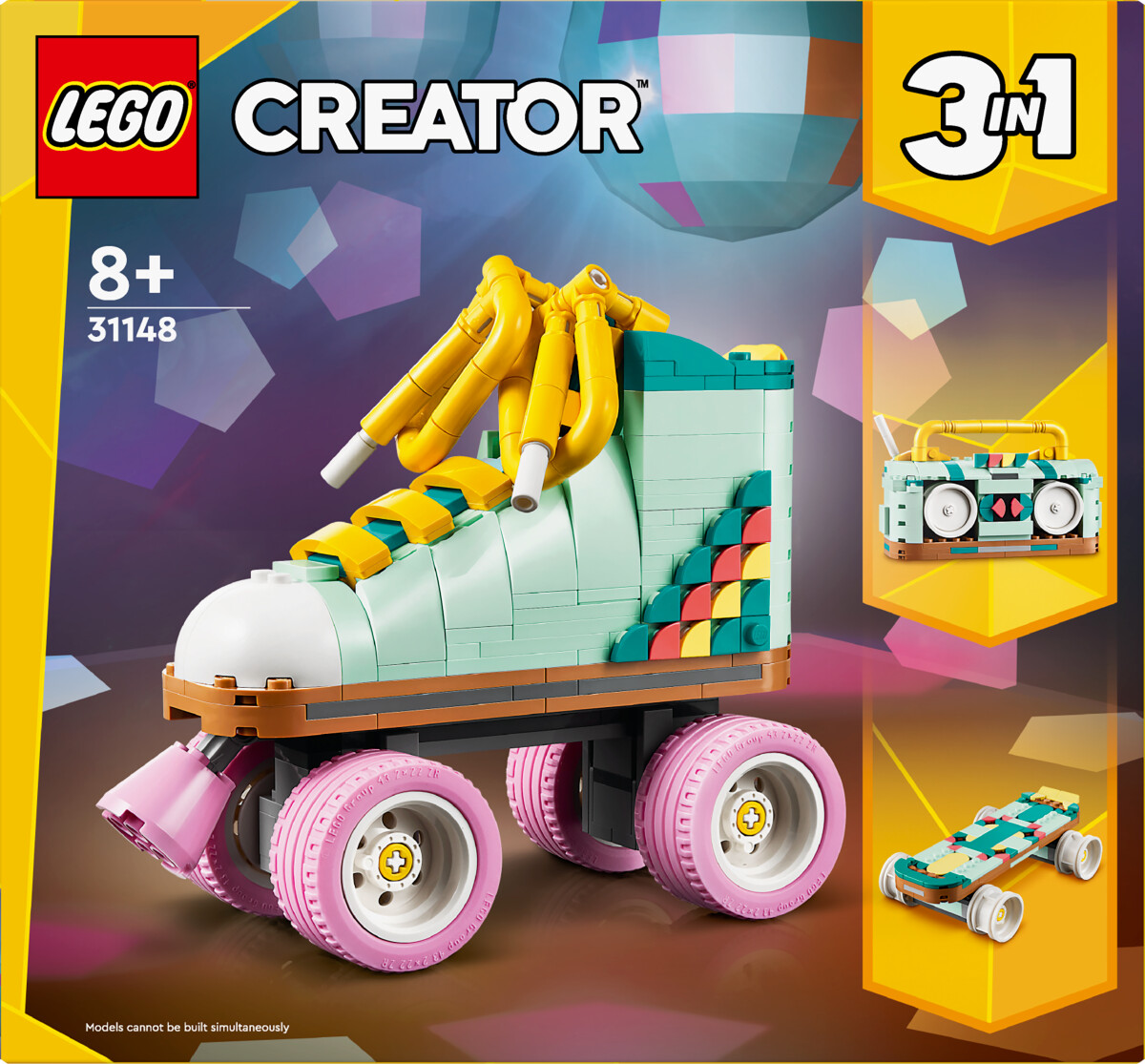 Lego Creator 3-In-1 - Retro Rulleskøjte - 31148