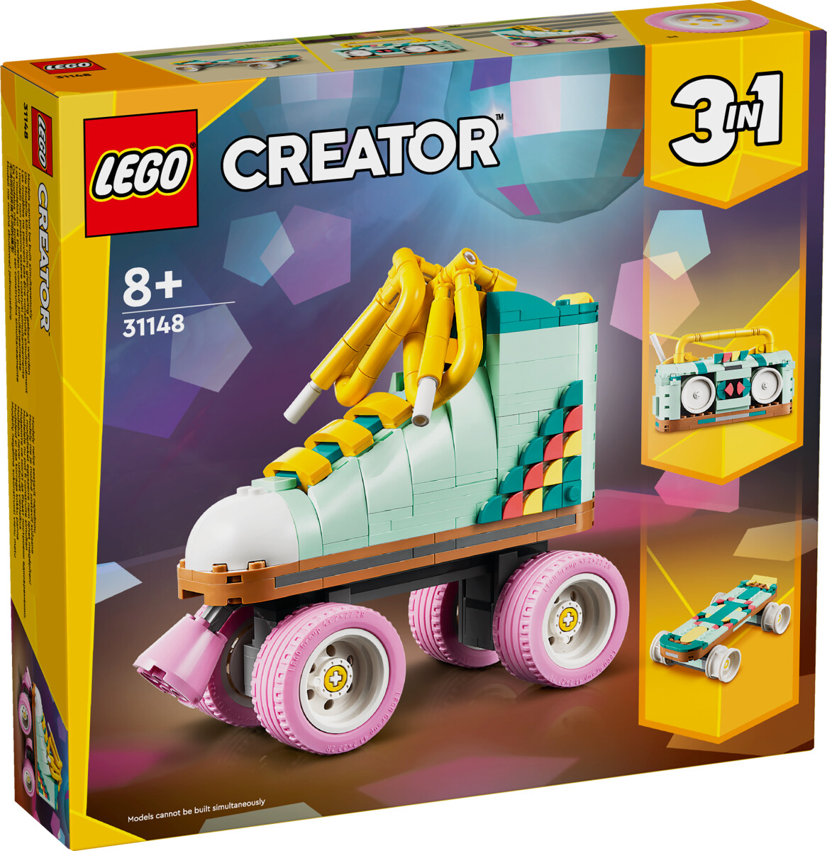 Lego Creator 3-In-1 - Retro Rulleskøjte - 31148
