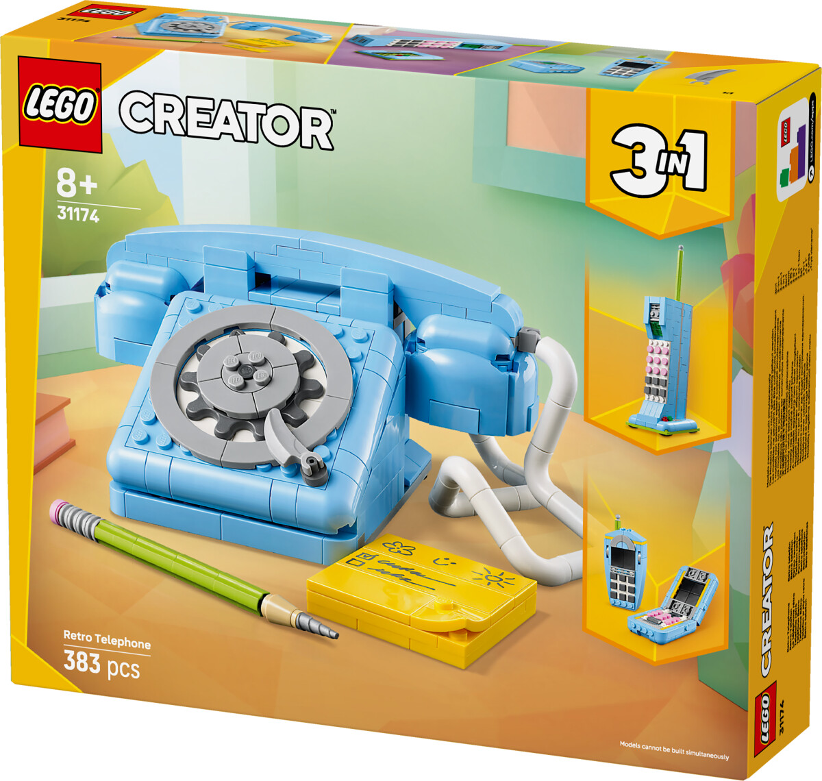 Lego Creator 3 In 1 - Retro-Telefon - 31174