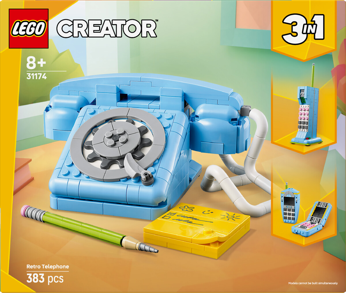 Lego Creator 3 In 1 - Retro-Telefon - 31174