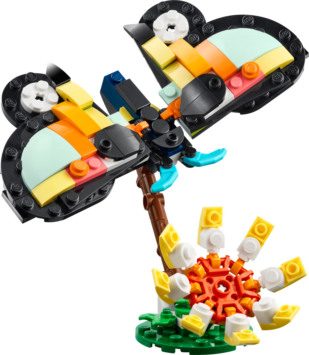 Lego Creator 3 In 1 - Vilde Dyr Tropisk Tukan - 31173