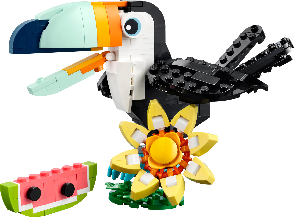 Lego Creator 3 In 1 - Vilde Dyr Tropisk Tukan - 31173