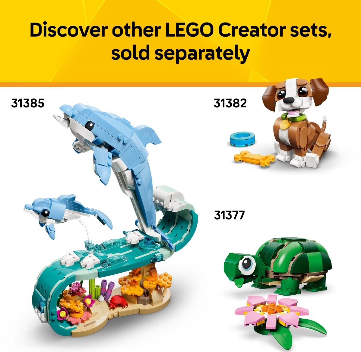 Lego 31376 - Sød Hamster Med Blomst - Creator 3-I-1