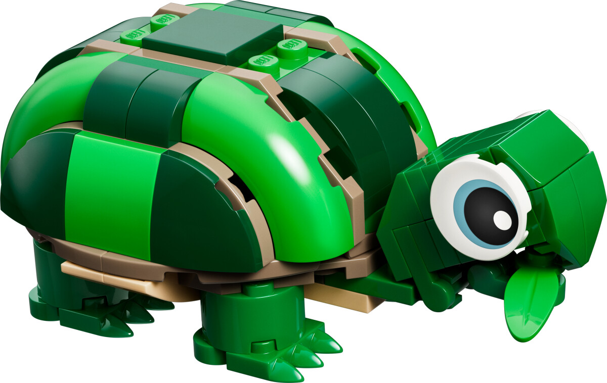 Lego 31377 - Skildpadde Med Åkandeblomst - Creator 3-I-1