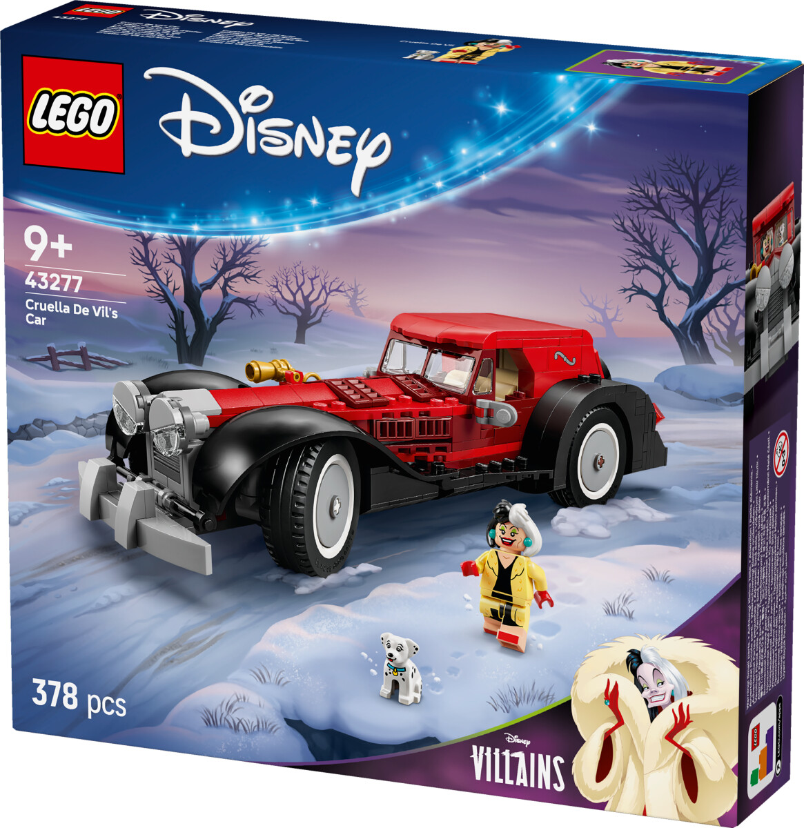 Lego Villains - Disney Classic - Cruella De Vils Bil - 43277