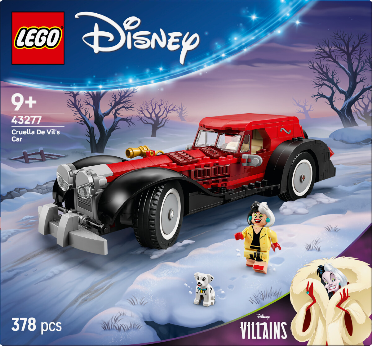 Lego Villains - Disney Classic - Cruella De Vils Bil - 43277