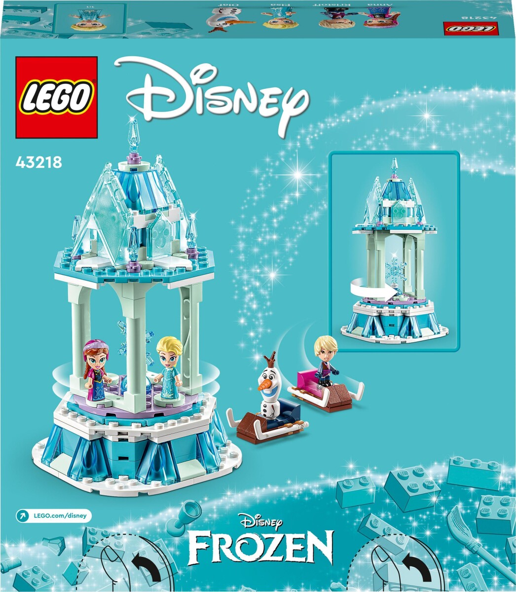 Lego Disney Prinsesse - Anna Og Magiske Karrusel - 43218 | Se tilbud og køb på Gucca.dk