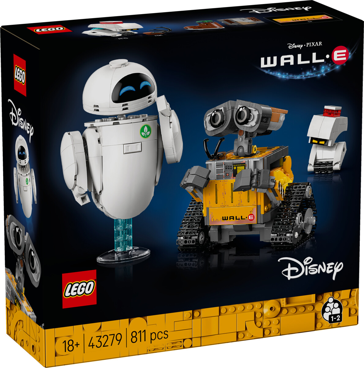 Lego Disney Pixar - Wall-E - Wall-E Og Eva - 43279