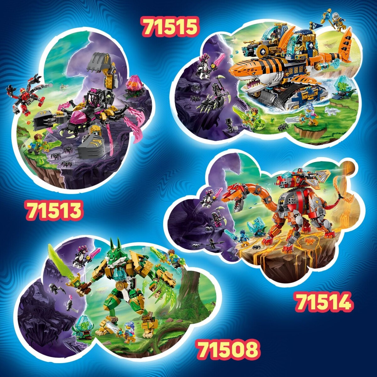 Lego 71512 - Dreamzzz - 2-I-1 Krokodille-Ubåd