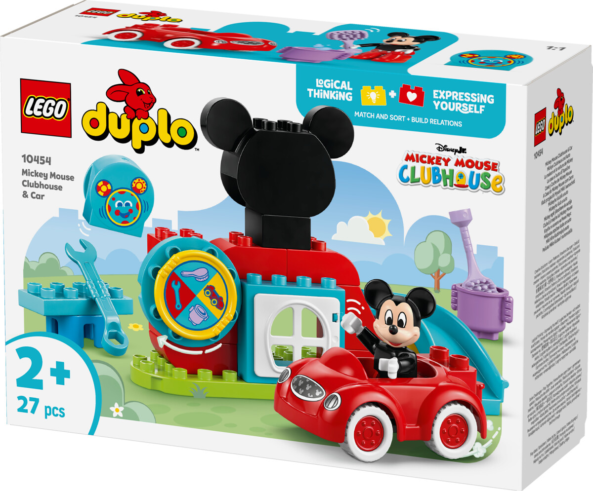 Lego Duplo Disney Mickey Mouse Clubhouse - Mickeys Klubhus Og Bil - 10454