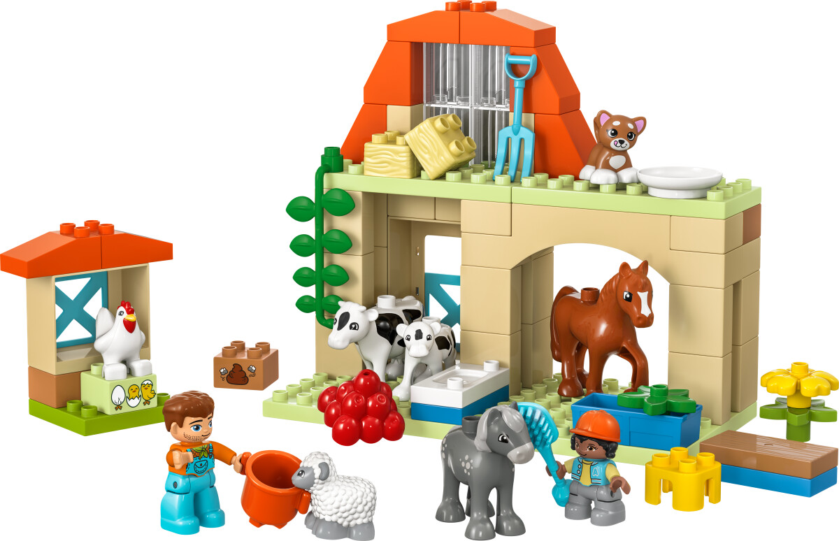 Lego Duplo - Pasning Af Bondegårdens Dyr - 10416