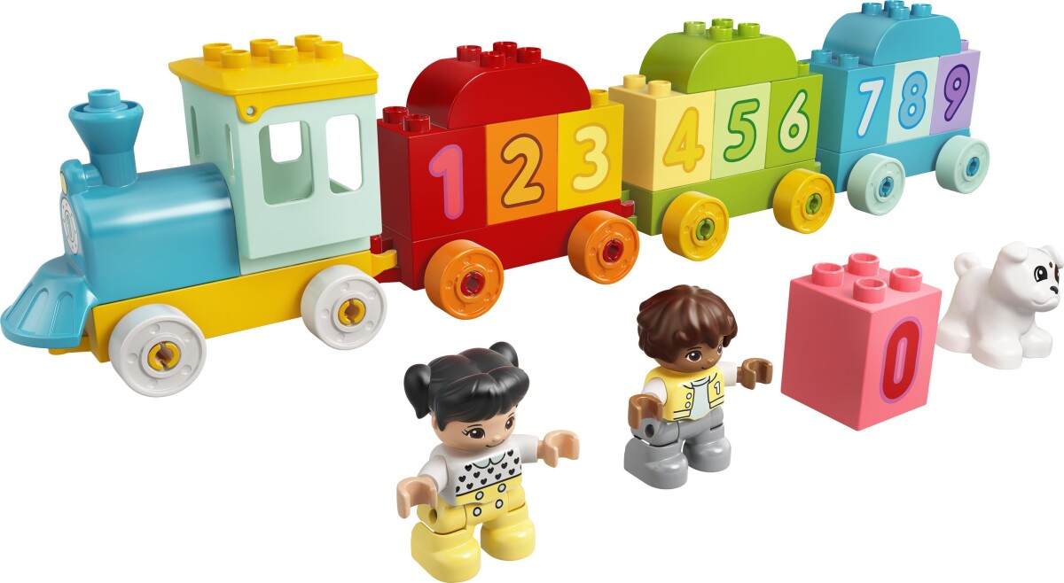 Lego Duplo - Tog Med Tal - Lær At Tælle - 10954
