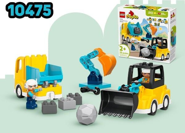 Lego 10470 - Duplo - 3-I-1 Moderne Familiehus Med Figurer