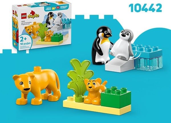 Lego Duplo - 3-I-1 Vilde Dyrefamilier - 10446