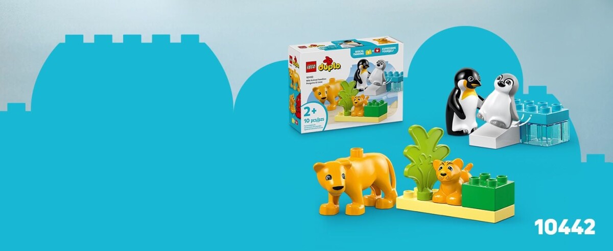 Lego Duplo - 3-I-1 Vilde Dyrefamilier - 10446