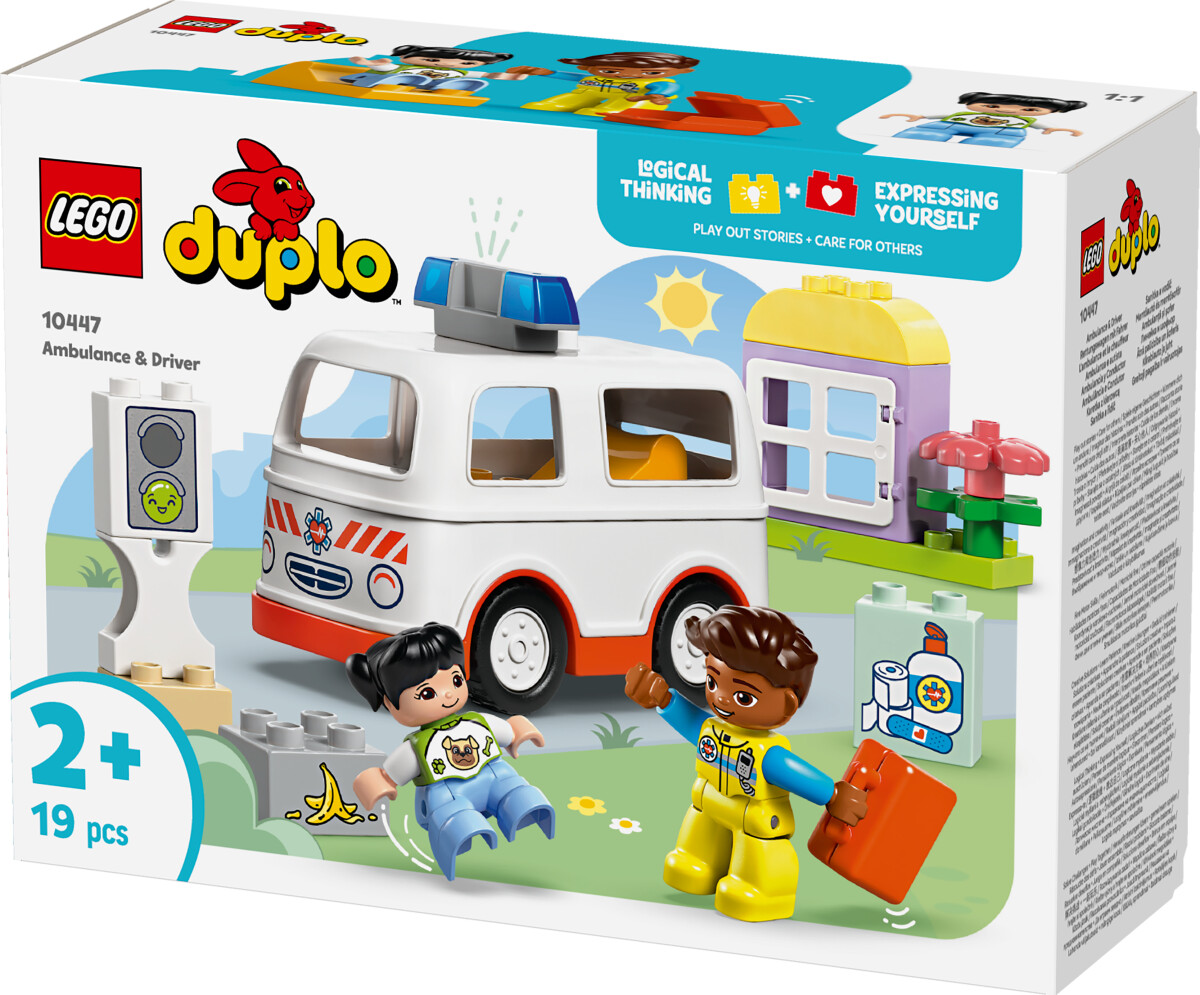 Lego Duplo - Ambulance Og Fører - 10447