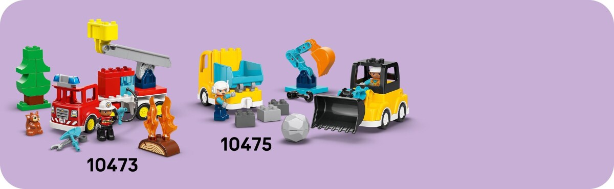 Lego 10471 - Duplo Town - Blå Politimotorcykel