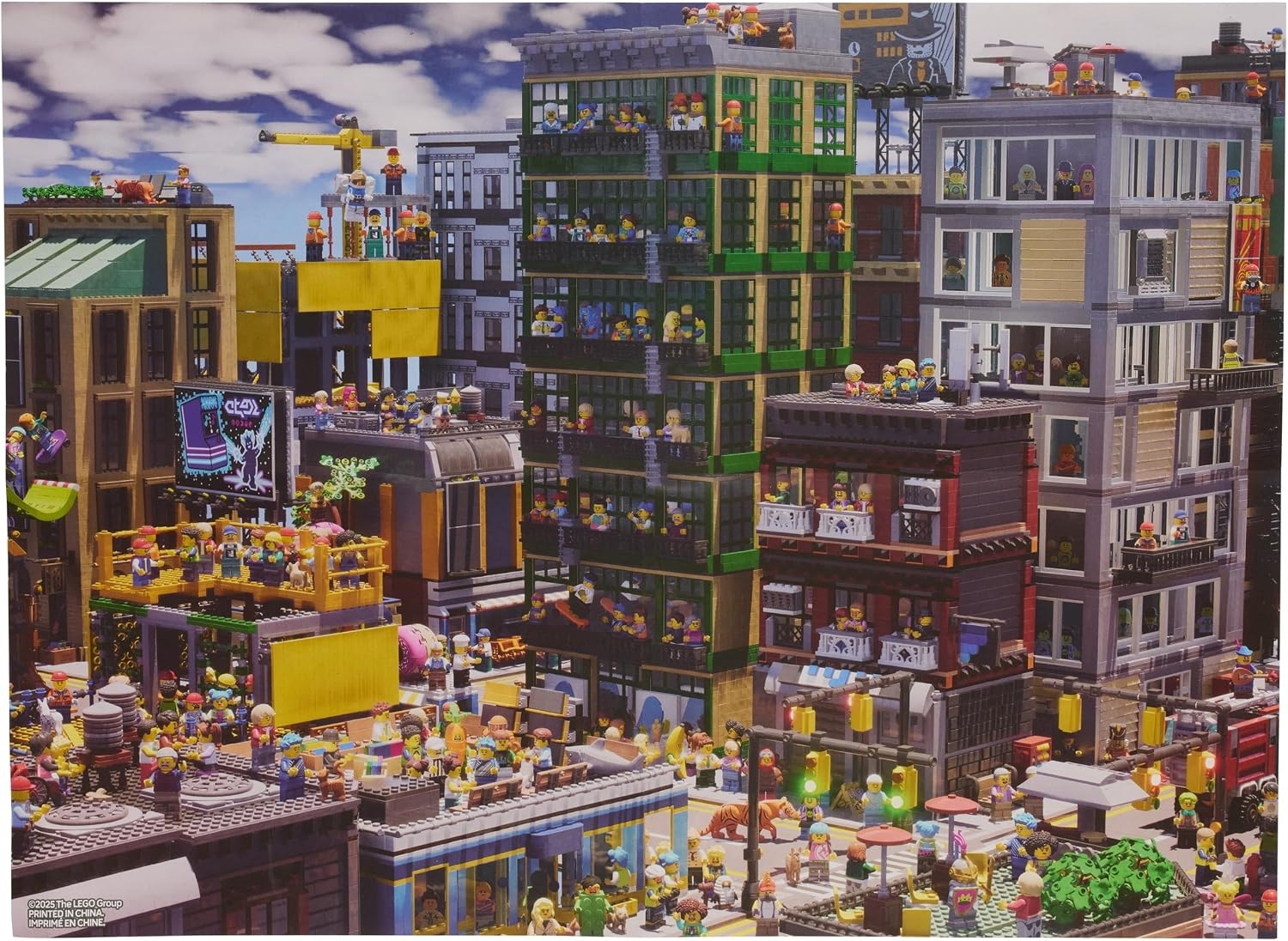 Lego - City Find The Figure Puzzle - 1000 Brikkert - Puslespil