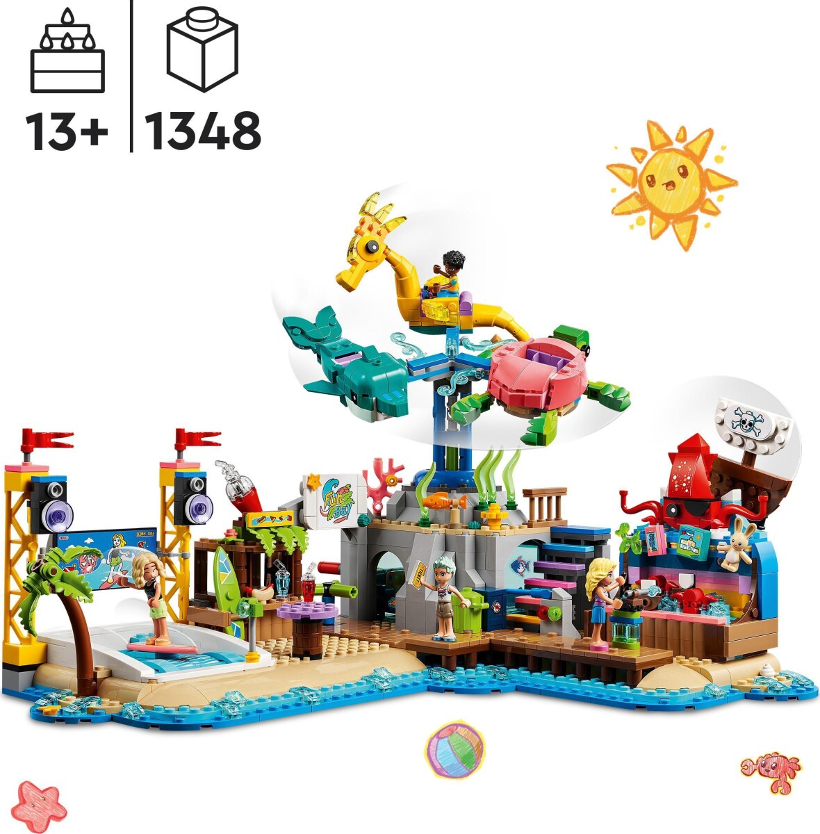Lego Friends - Forlystelsespark På 41737 | Se tilbud og køb Gucca.dk