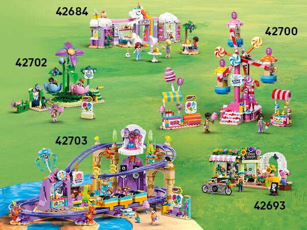 Lego 42702 - Spinning Flower Fairy Teacup Ride - Friends