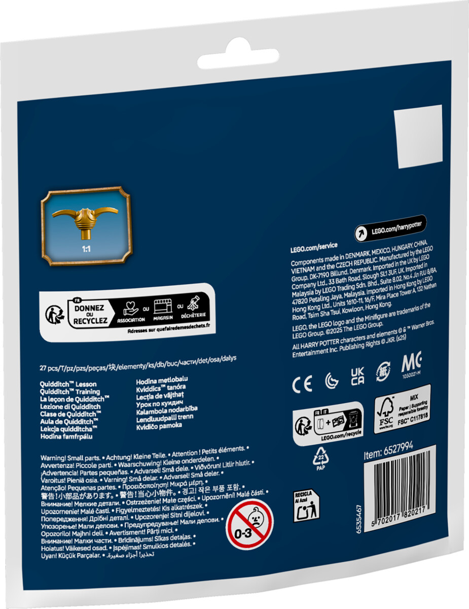 Lego Harry Potter - Quidditch Lektion - 30706