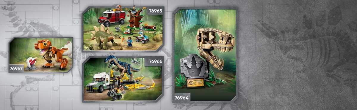 Lego Jurassic World - Triceratops Kranium Dinosaurfossiler - 76969