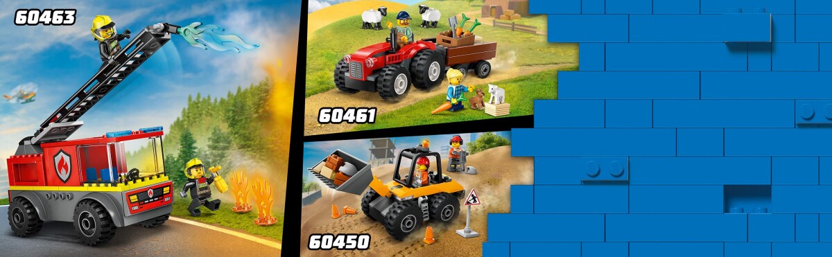 Lego City - Brandbil Med Stige - 60463