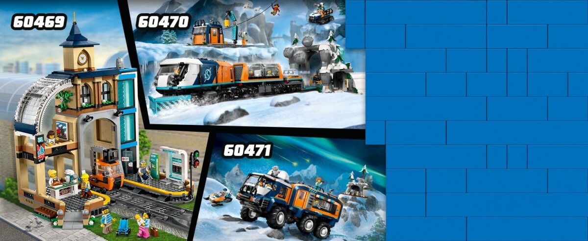 Lego City - Hovedbanegård - 60469