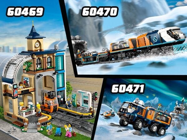 Lego City - Polarforskernes Arktiske Eksprestog - 60470