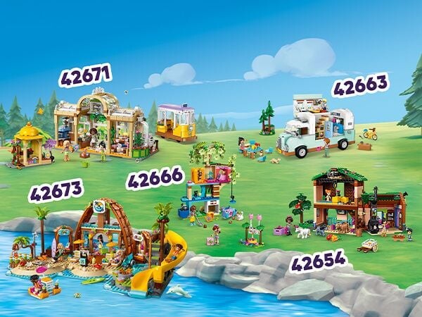 Lego Friends - Familieferie På Strandresort - 42673