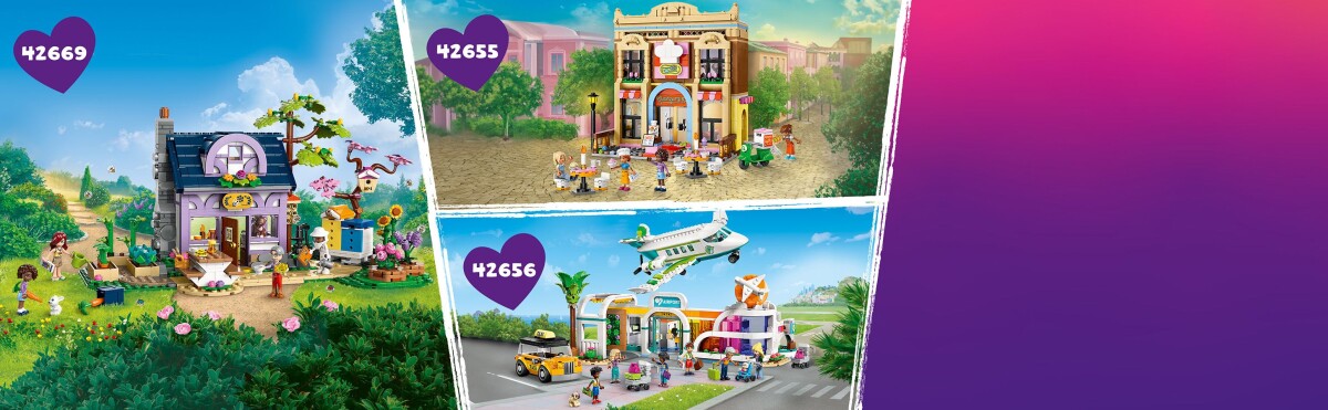 Lego Friends - Heartlake City Lejligheder Og Butikker - 42670