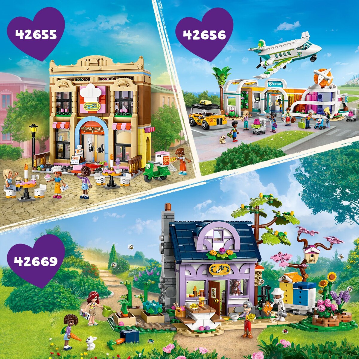 Lego Friends - Heartlake City Lejligheder Og Butikker - 42670