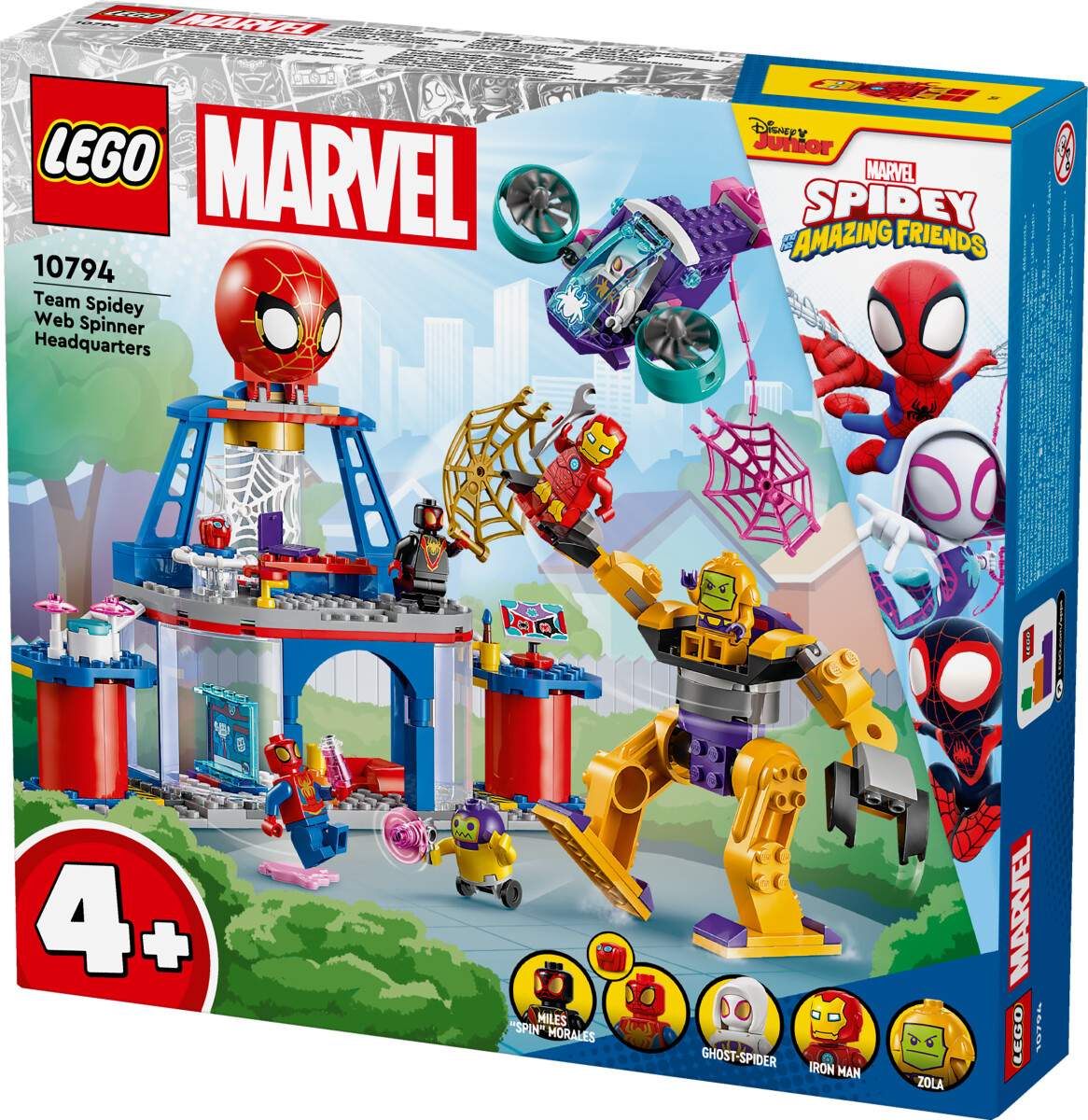 Lego Marvel Spidey - Team Spideys Netspinder-Hovedkvarter - 10794