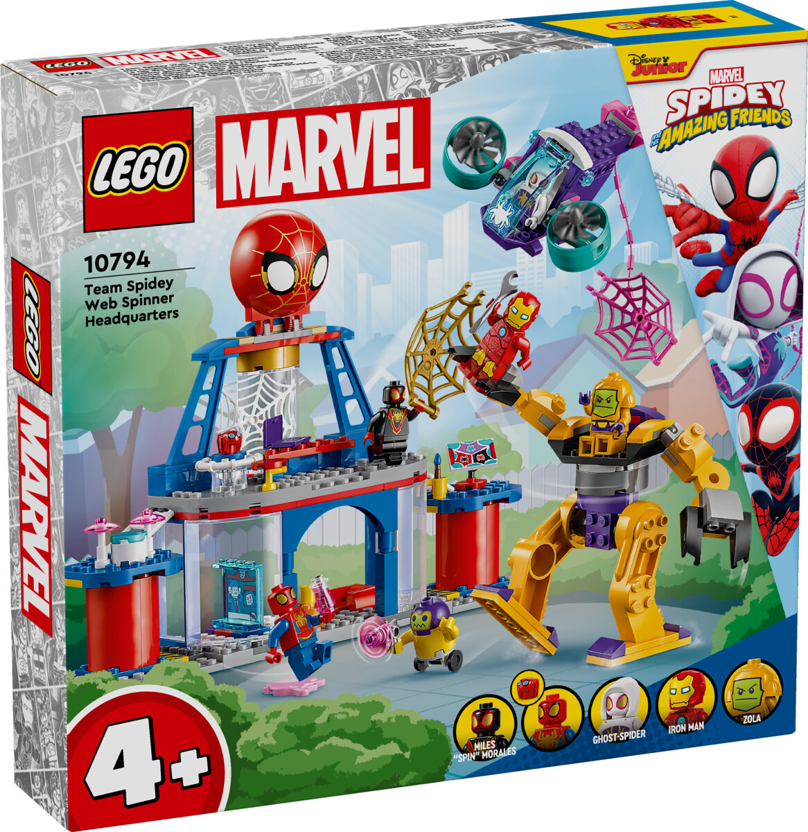 Lego Marvel Spidey - Team Spideys Netspinder-Hovedkvarter - 10794