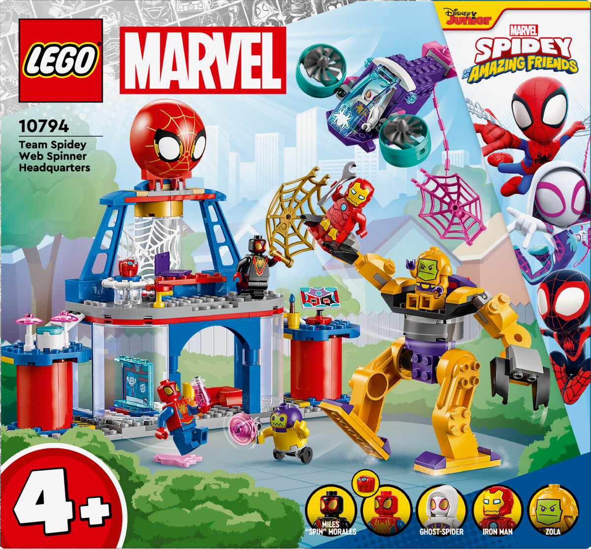 Lego Marvel Spidey - Team Spideys Netspinder-Hovedkvarter - 10794