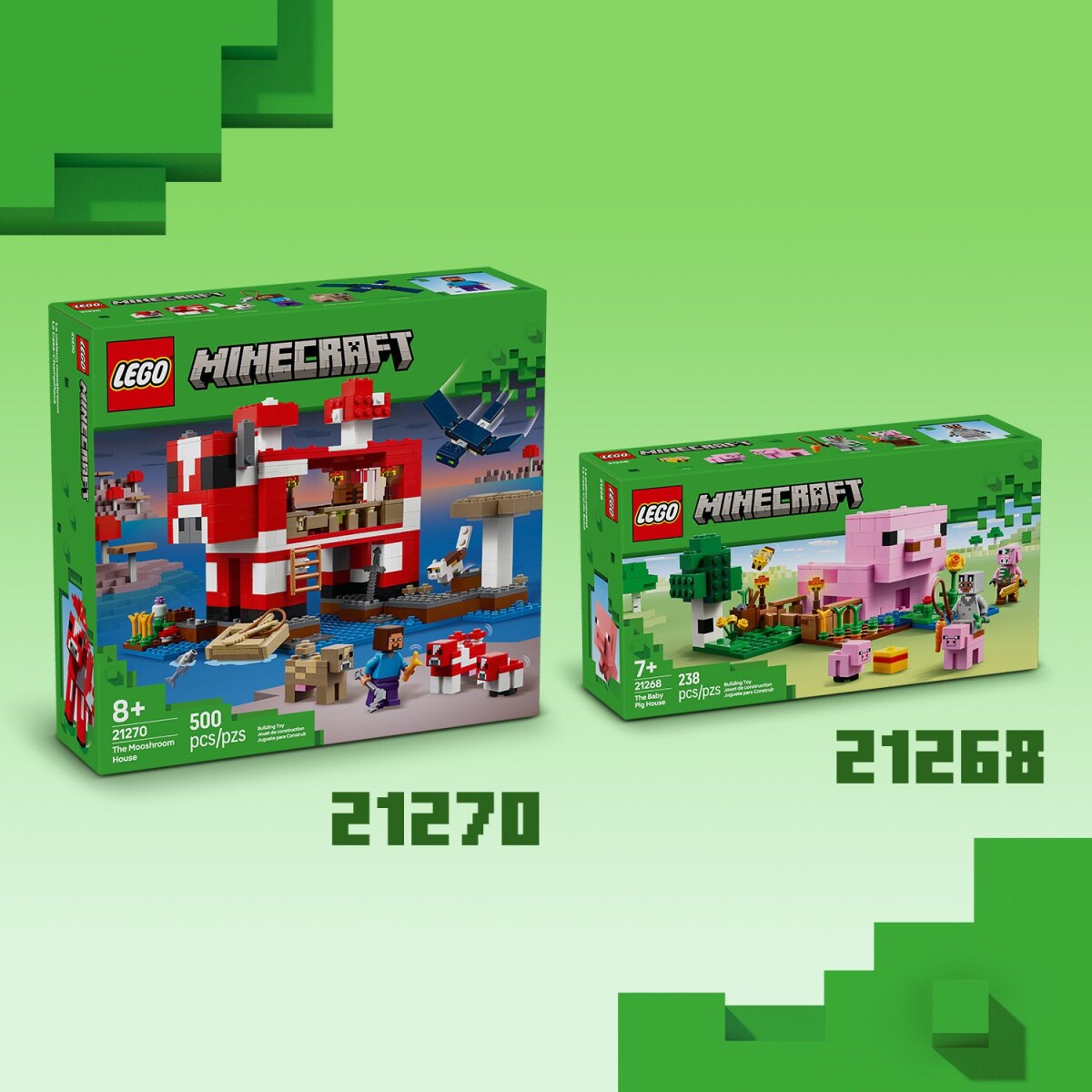Lego Minecraft - Papegøjehusene - 21282
