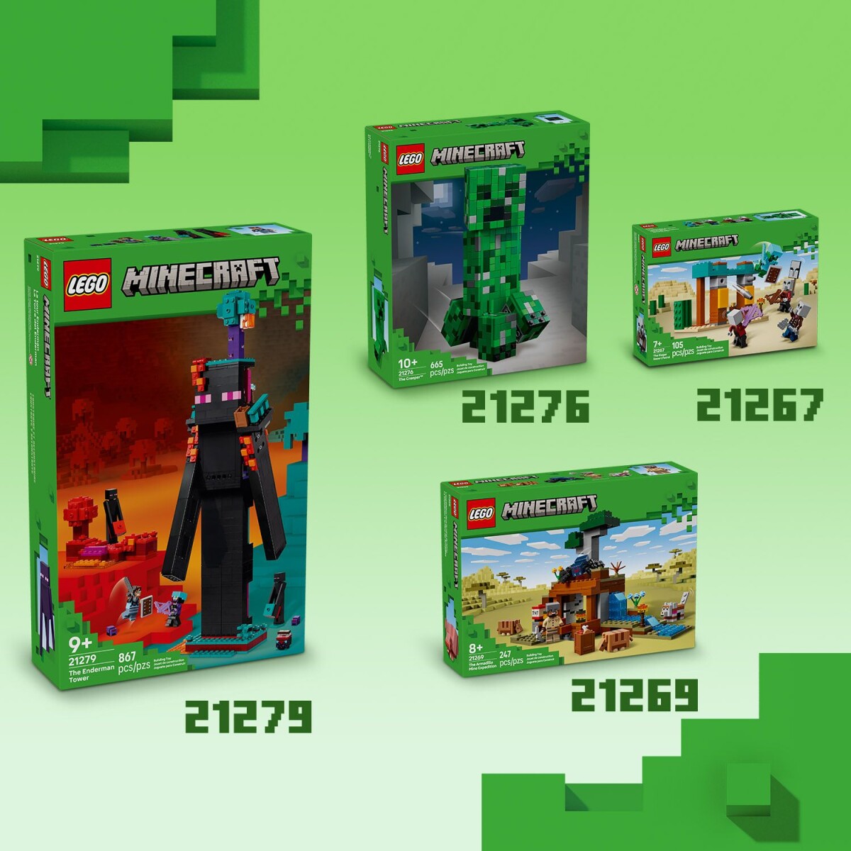 Lego Minecraft - Røverforposten Og Ravager - 21278