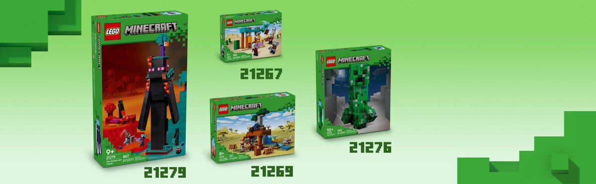 Lego Minecraft - Røverforposten Og Ravager - 21278