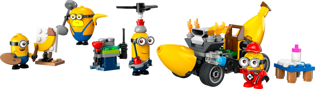 Lego Grusomme Mig 4 - Minions Og Bananbil - 75580