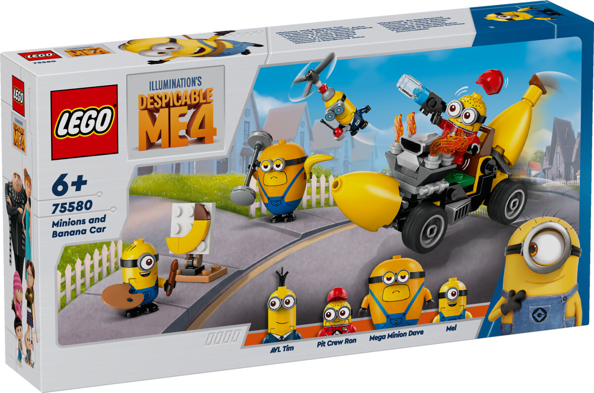 Lego Grusomme Mig 4 - Minions Og Bananbil - 75580