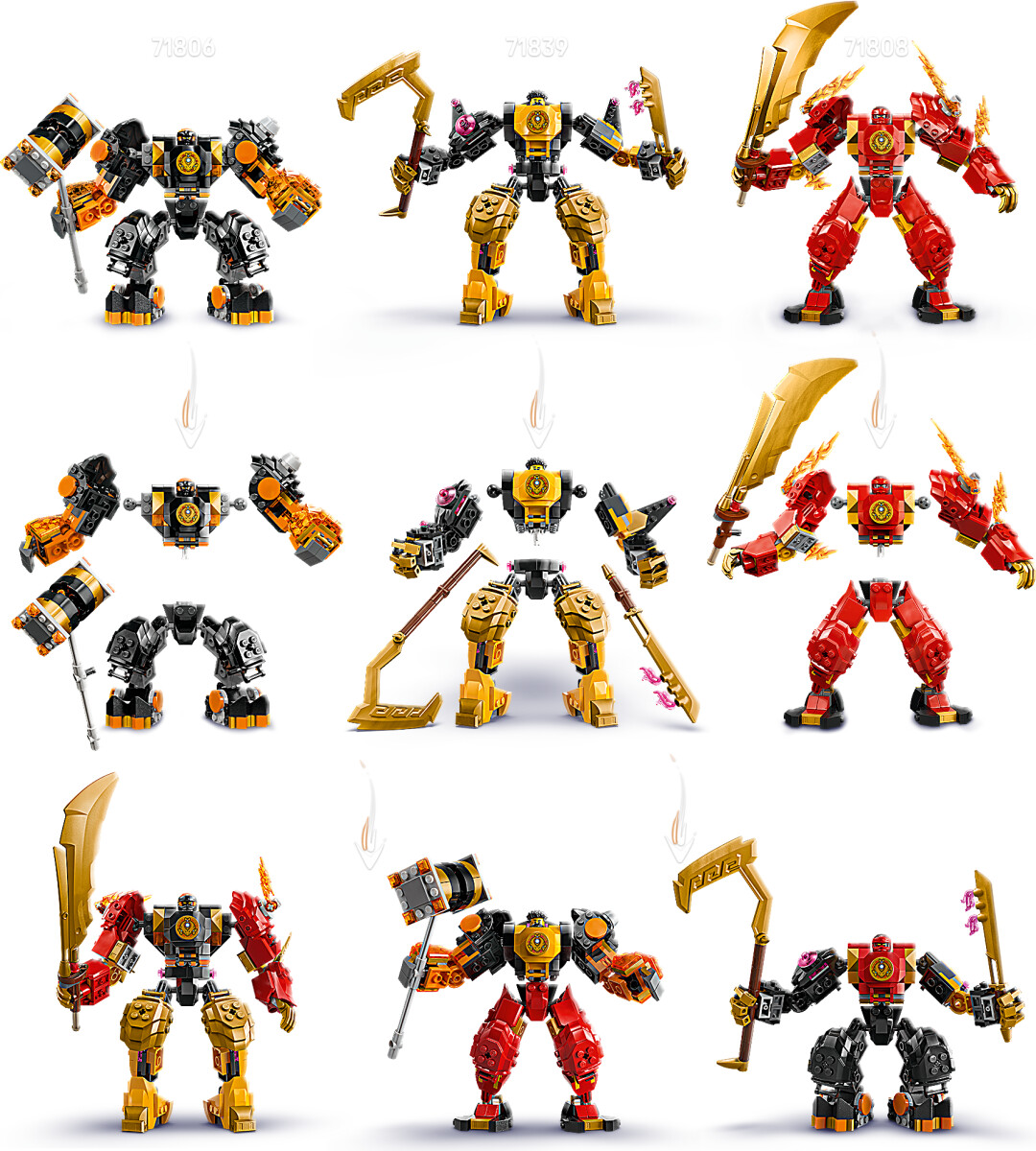 Lego Ninjago - Arins Spinjitzu-Kamprobot - 71839